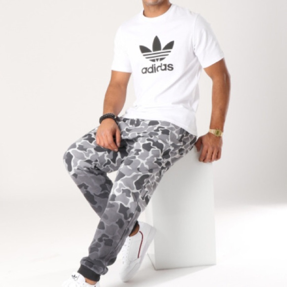 Adidas camo joggers sweats